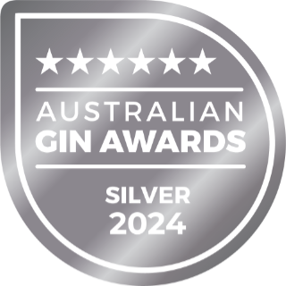 Australian Gin Awards 2024 silver medal awarded to Black Cockatoo Distillery Signature Gin